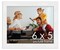 6x5 Solid Wood Picture Frame with UV-Resistant Acrylic & Acid-Free Backing, Available in 6 Finishes: Matte Black, Matte White, Metallic Bronze, Silver, Natural Wood Grain & Mahogany